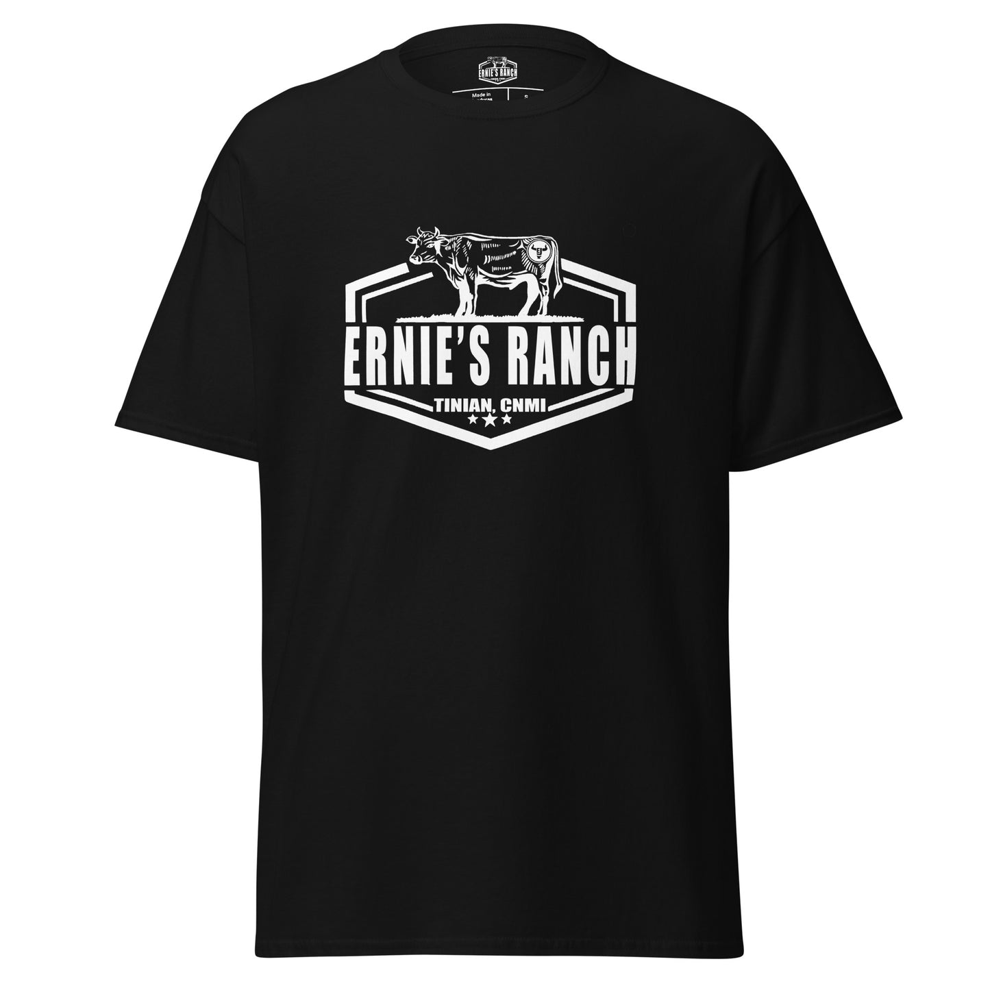 Ernie's Ranch Classic Dark Tee (100% Organic Cotton)